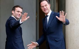 Macron en Mark Rutte