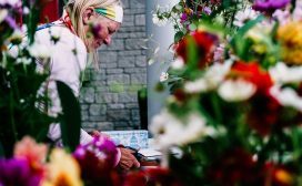 Bloemen voor de baas